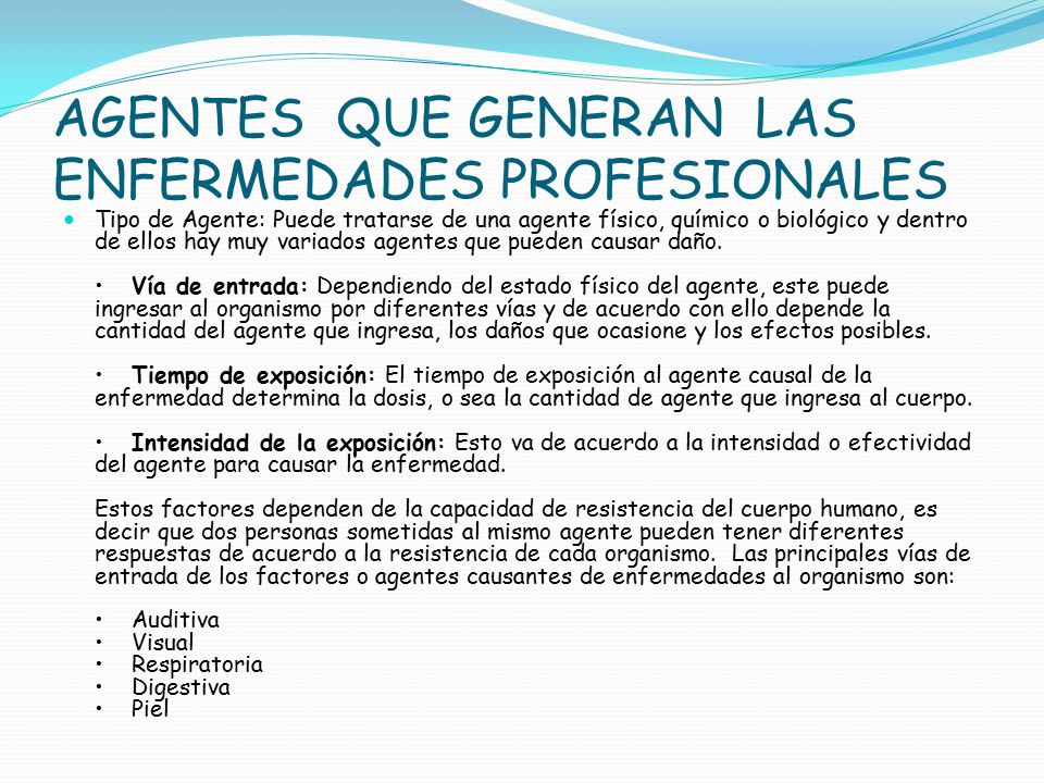 que es una enfermedad profesional ejemplos que es una enfermedad profesional ejemplos